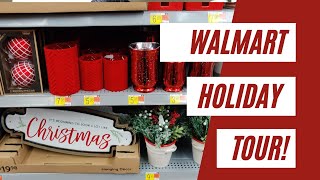 Walmart Holiday Decor Tour!!! Whats New in Stores for the Holidays!