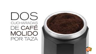 Cómo hacer un café perfecto con una cafetera italiana - YouTube