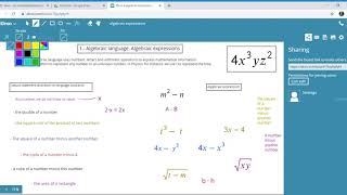 Algebraic expressions   - Algebra02