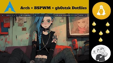 Arch + BSPWM + gh0stzk Dotfiles paso a paso, liviano y hermoso script 😄