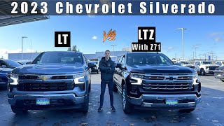 2023 Chevrolet Silverado LTZ (Z71) vs LT \/\/ specs. Do you know the differences?