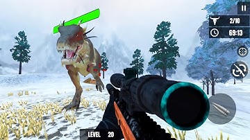 Wild Dino Hunting - Zoo Hunter Dinosaur Games - Android Gameplay #2