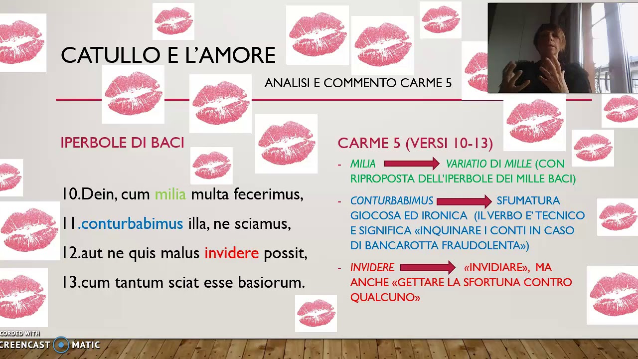 Classe 2G Catullo, carme 5 analisi