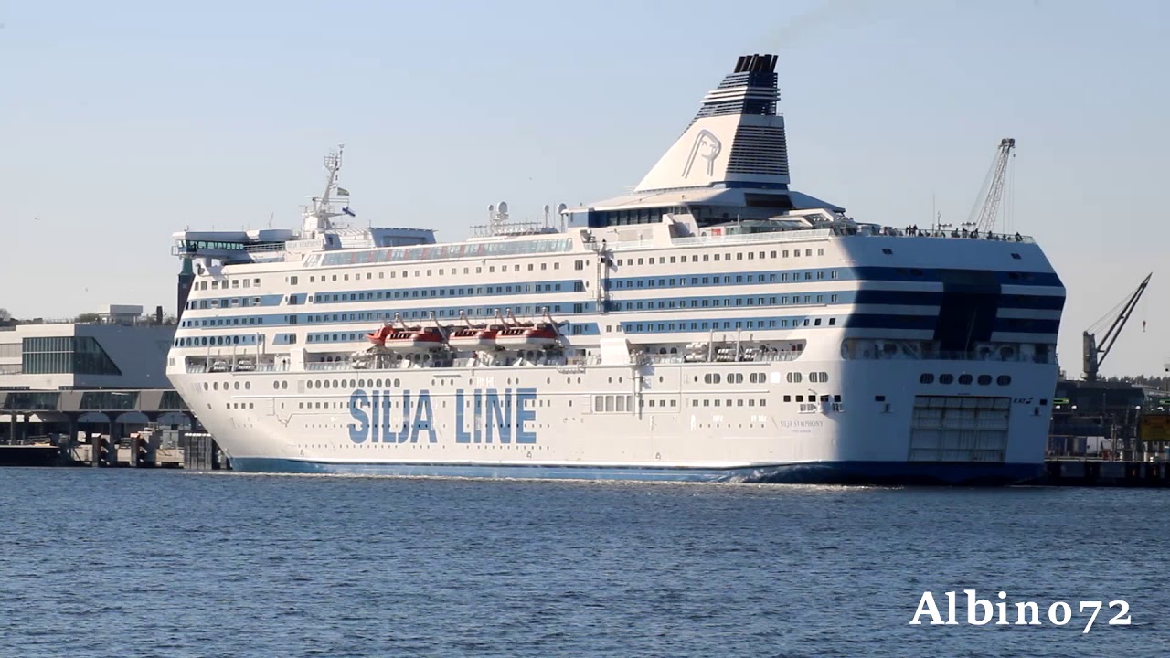 MS Silja Symphony departure Stockholm