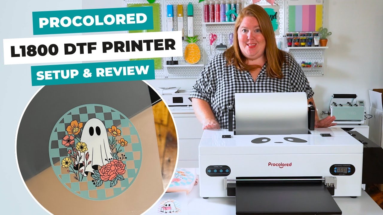 How to Setup the Procolored L1800 DTF Printer and Review.