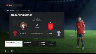 Md 1 | PORTUGAL Vs SPAIN | EA FC 24 | INTERNATIONAL WOMEN NATION'S | FASE GRUP | Gameplay Indonesia