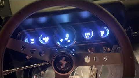 Intellitronix Gauge Review 1966 Mustang