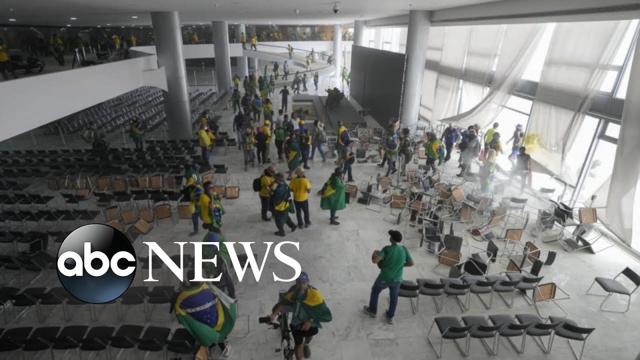 Protesters storm Brazilian capital