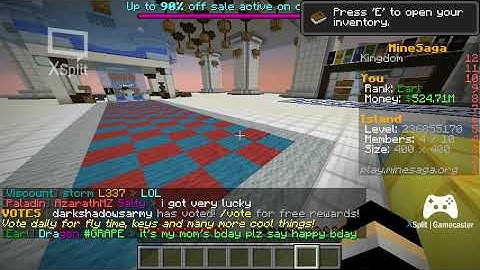 Happy Birthday to My Mom ~from Minesaga Kingdom chat