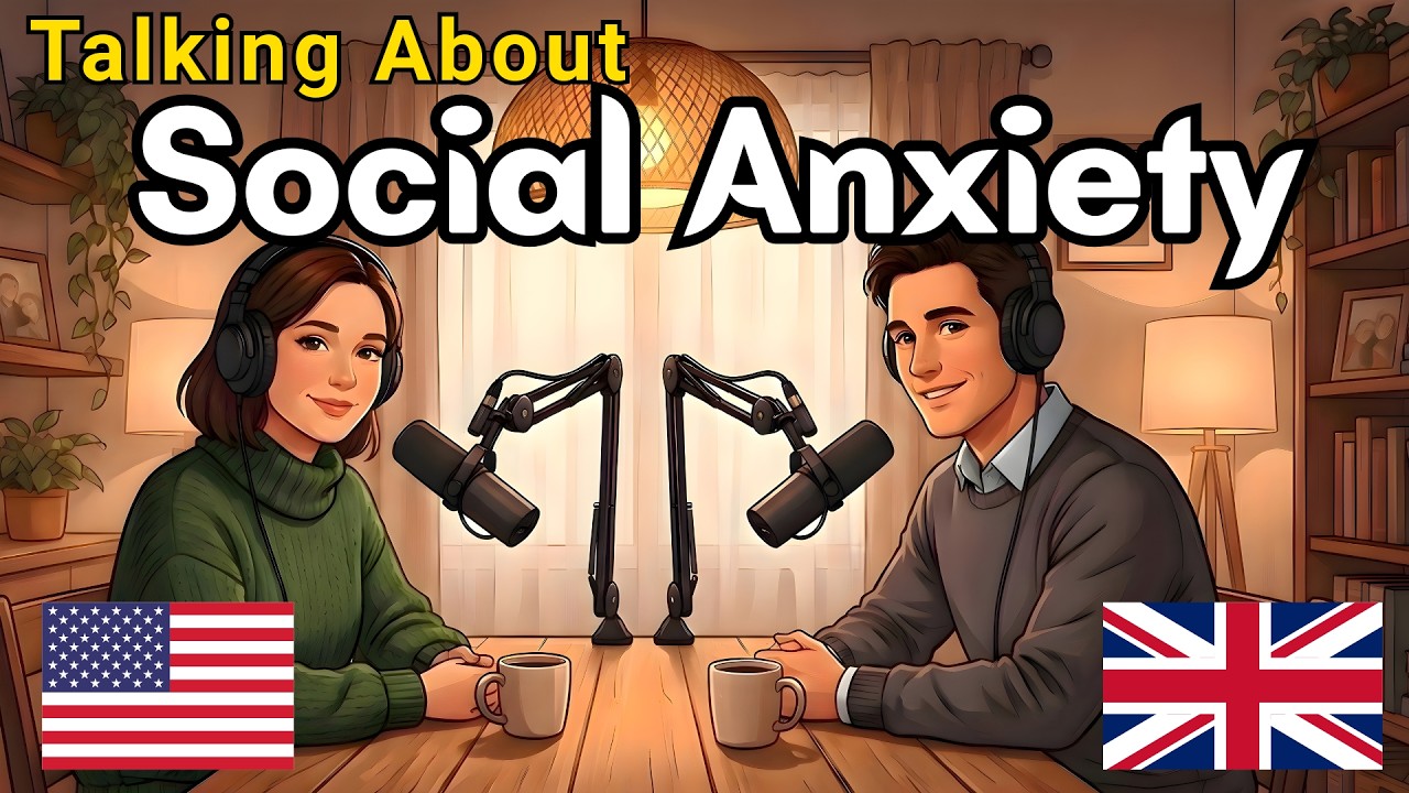 How to Talk About Social Anxiety in English | English Conversation Practice | English Podcast