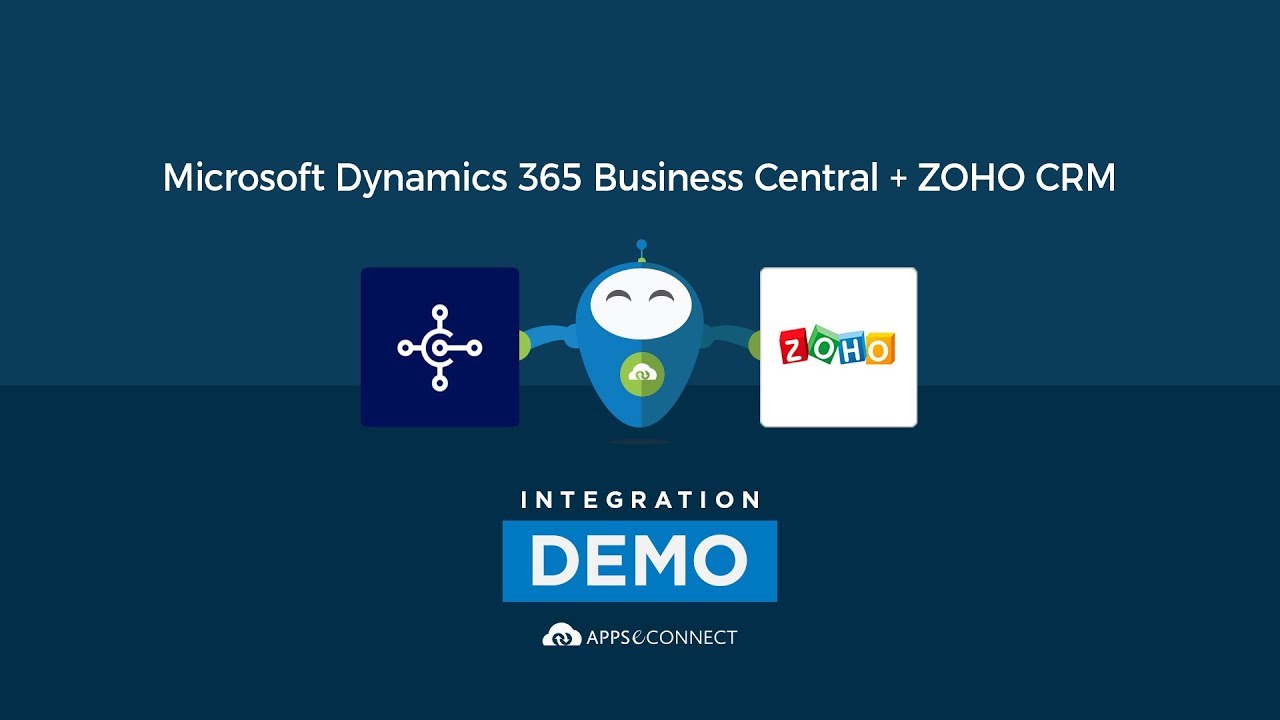 Integrate Microsoft Dynamics 365 Buusiness Central ERP and Zoho CRM |  APPSeCONNECT - YouTube