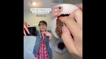 Sign Language comes in Clutch 😂 #fyp #unbanthemanniishow #themannii