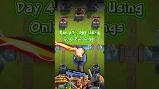How to attack against only building deck 🏢⚒️ | Day 43 of sharing CR Progess| Trophy Push Series