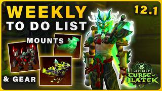 Everything to do this Week on SEASON 2 | Gear & Mounts to Work Towards on WoW Midnight 12.1