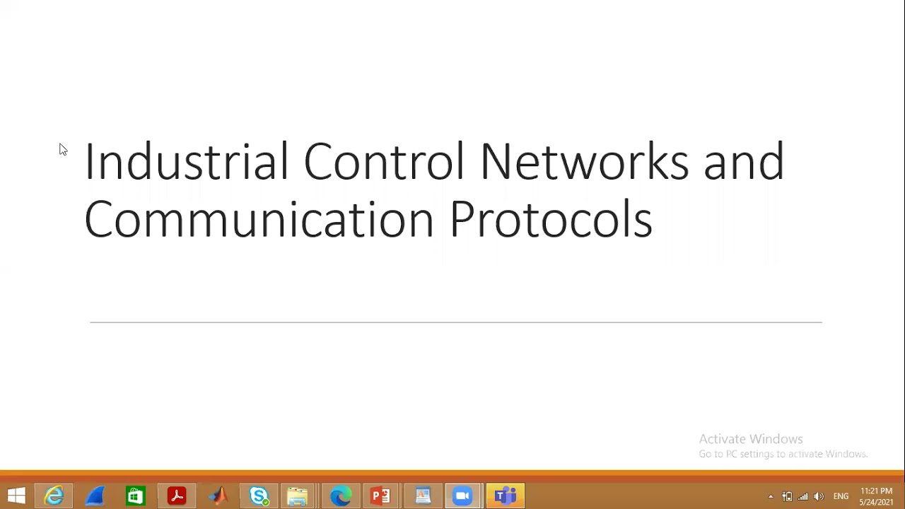 Substation Control Networks and IEC 61850 Standard Course (لمهندسين الكهرباء)
