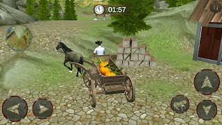 Horse Cart Farm Transport Game - Android Gameplay screenshot 3