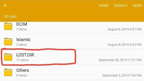 How to LOST.DIR file recover