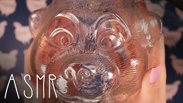 ASMR Glass tingles (🎧 no talking | glass tapping, scratching & tracing)