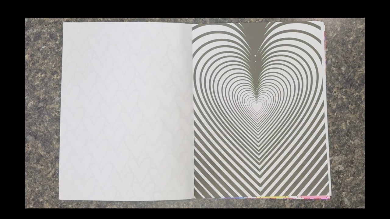 Colour with Me: Satisfying Designs | Ombre Heart #wall2wallwednesday