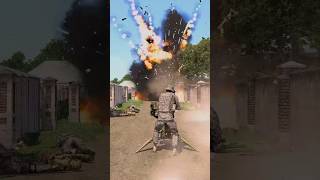 Boom! Tank Fails to Turn 💥 | ARMA III #shorts #military #news