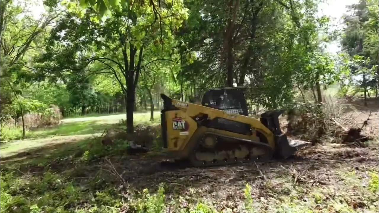 Forestry mulching with Cat 299. Before and after video. YouTube