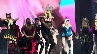 Madonna performs Bitch I’m Madonna on The Celebration Tour in Austin, Texas on 4/14/24.