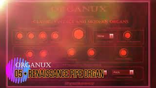 Virtual Renaissance Pipe Organ Preset from Organux VST VST3 Audio Unit EXS24 KONTAKT