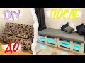 БЮДЖЕТНАЯ ПЕРЕДЕЛКА КОМНАТЫ💜DIY своими руками *создаем уют* за 4000 рублей!