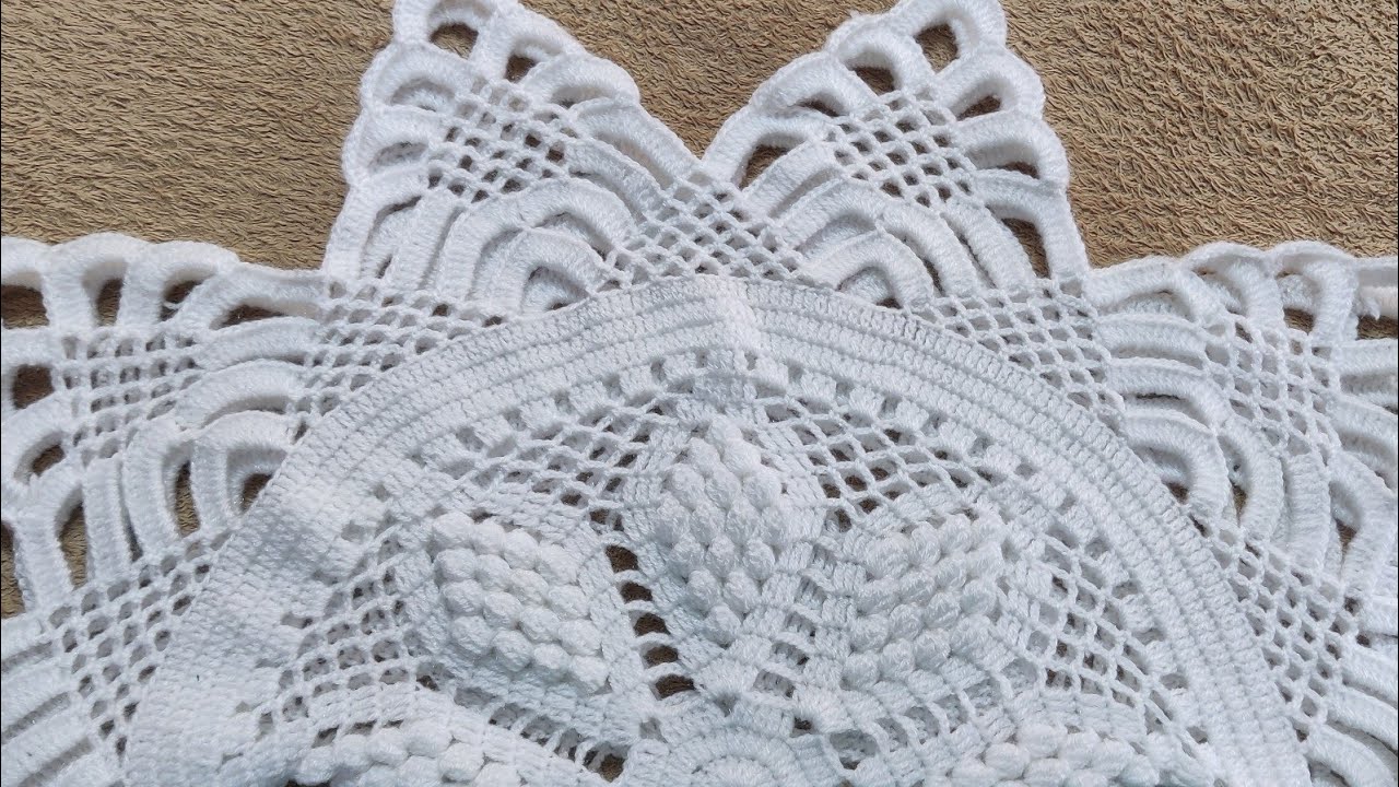 थालपोश..बड़ा भी और आसान भी /Crochet Doily