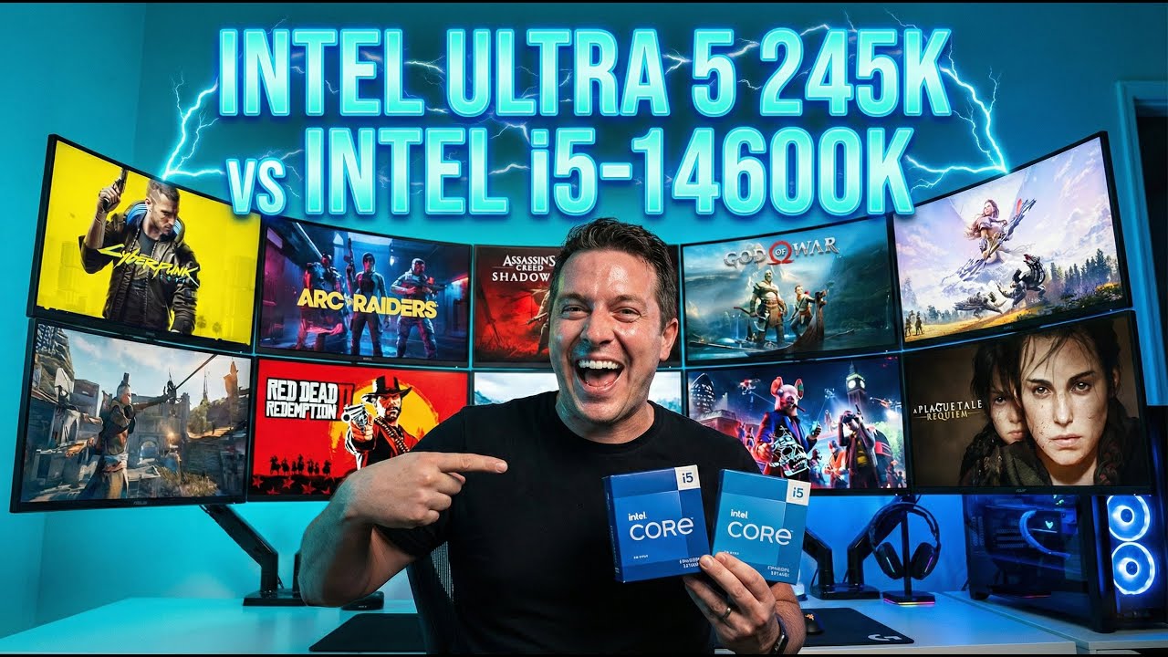 Intel Core Ultra 5 245K vs i5-14600K: Evolução ou Mais do Mesmo? (4K ...