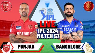 Live: RCB VS PBKS, IPL 2024 - Match 58 | Live Scores & Commentary | Punjab Vs Bangalore | IPL LIVE screenshot 1