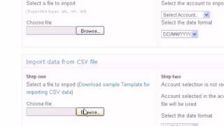 Import CSV Excel File