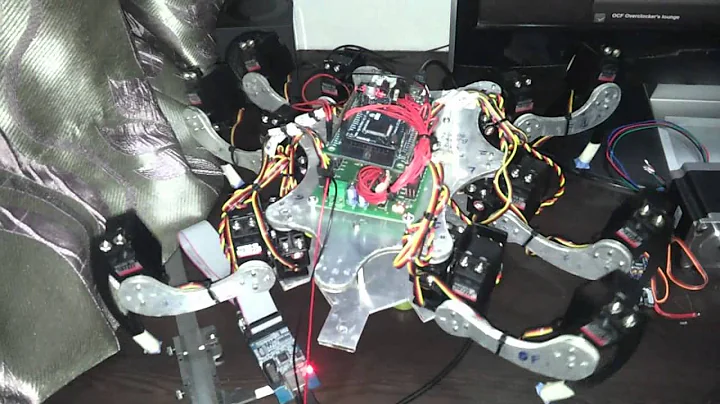 Hexapod : Inverse Kinematics & Tripod GAIT Test