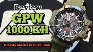 REVIEW ĐỒNG HỒ GPW 1000 KH - GRAVITY MASTER IN OLIVE DRAB (Việt Nam)