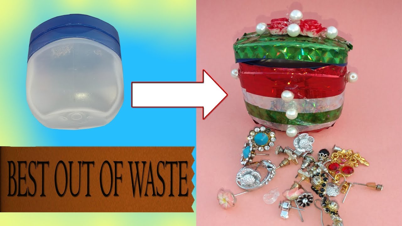 Best way to recycle Vaseline bottle reuse old Vaseline bottle