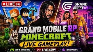 🔴 LIVE | Grand Mobile RP + Minecraft Gameplay With Alex Sinu 🔥