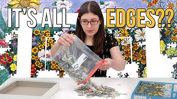 Trying the jigsaw puzzle that