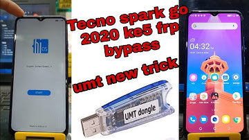 tecno spark go 2020 bKE 5  frp bypass umt new trick Frp pin pattern 🔓