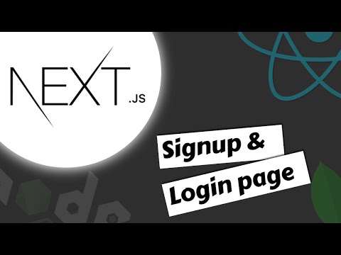 #9 Signup and Login UI | React server side Rendering | E commerce using Next js tutorial in Hindi