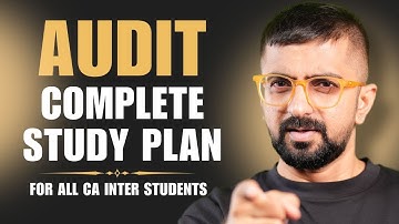 How to Study Audit for ICAI Jan 2026 Exams | Revision Strategy | Notes | Neeraj Arora #cainteraudit