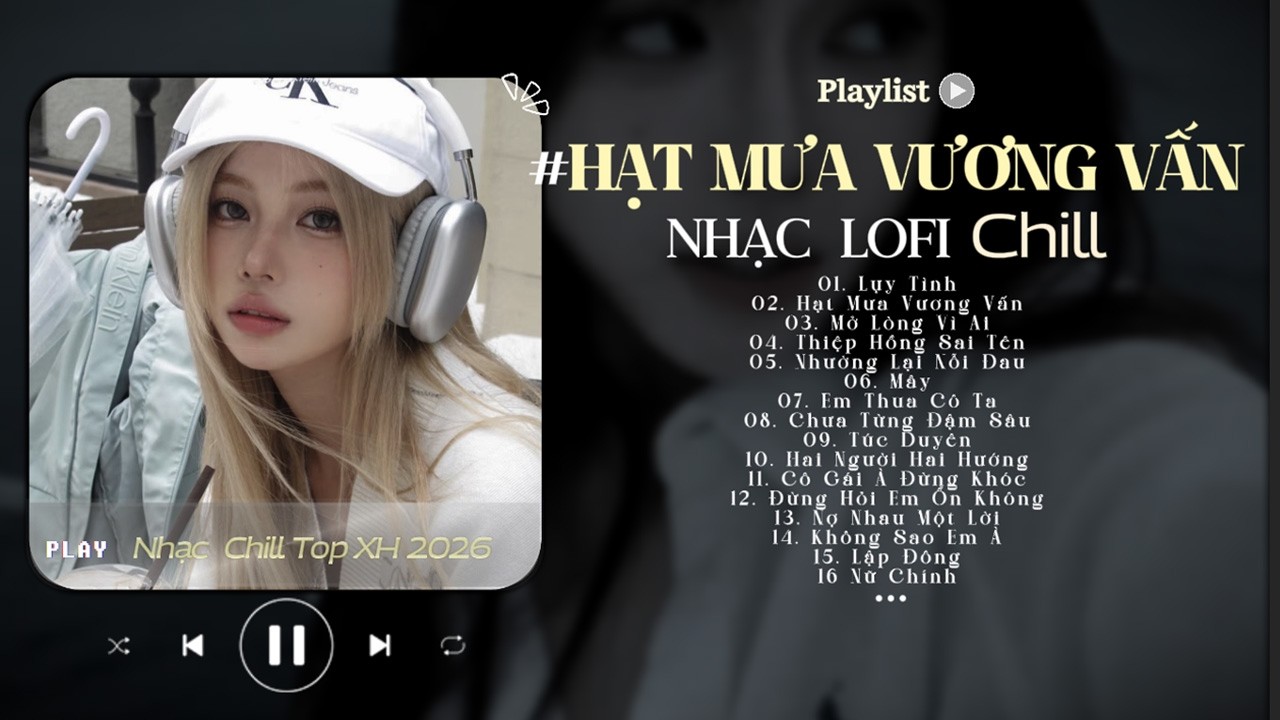 Nhạc Chill TikTok 2026 ♬ Hoà Cùng Yêu Dấu Nỗi Buồn Anh Đang Chôn Sâu - Hạt Mưa Vương Vấn Lofi ♬ Lofi