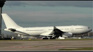 Powerful Hifly A330 Cs-Tfz Departure At Manchester Airpot