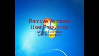 How to Remove Hack Reset Forgotten Administrator/User Passwords in Windows 7, Vista, and XP