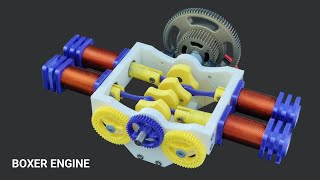 Making Boxer Engine Using Powerful Magnets