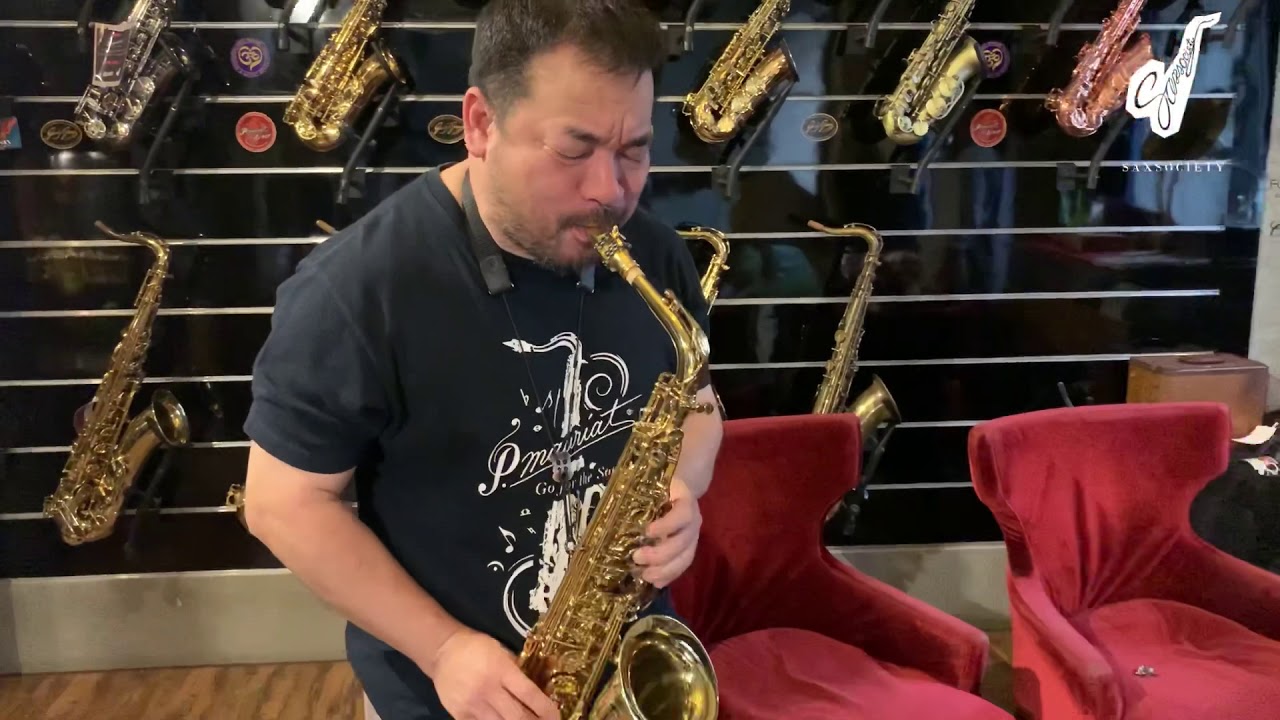 Mute Saxophone ยี่ห้อ eSax made in Japan - YouTube