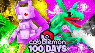 I SPENT 100 DAYS IN COBBLEMON USING ONLY LEGENDARY POKEMON!!!