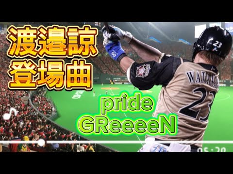 2019 日本ハムファイターズ 登場曲 渡邉諒 pride -GReeeeN