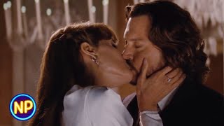 Johnny Depp and Angelina Jolie Share A Kiss Goodnight | The Tourist (2010) | Now Playing