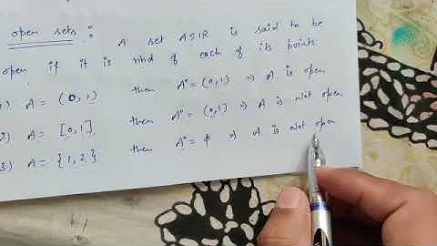 Sequence and series ( interior point of a set, open set)