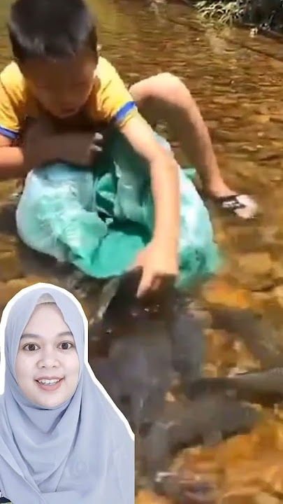 tangkap ikan di sungai tanpa umpan #trendingshorts